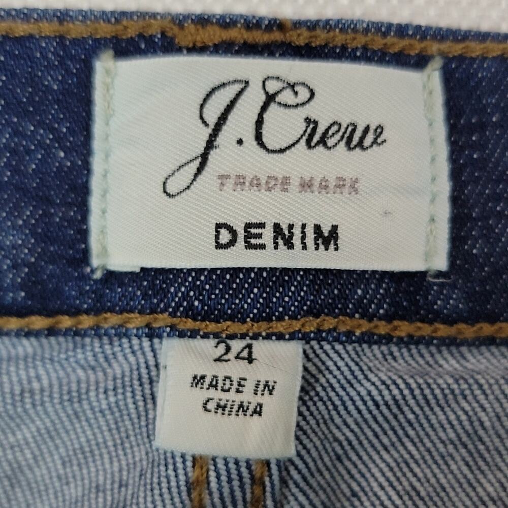 J. Crew denim jean mini skirt 24 - Picture 3 of 6